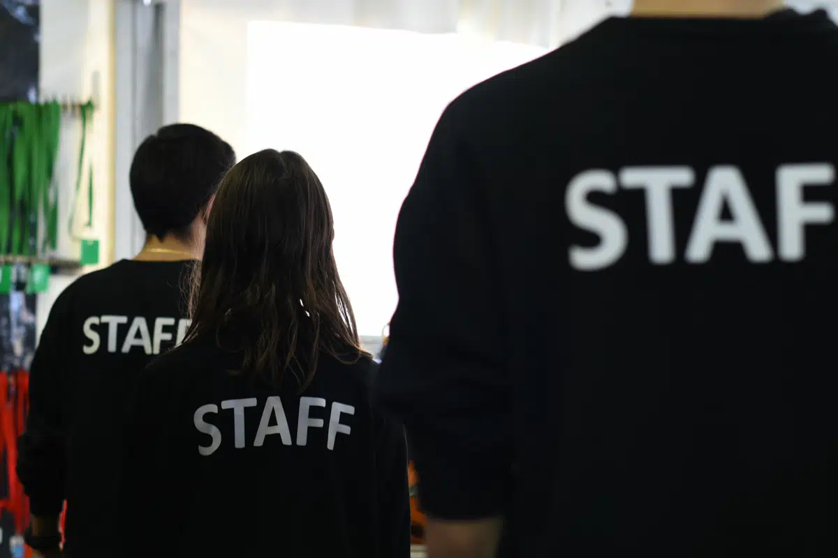 Diverse group of professionals in a modern workplace environment