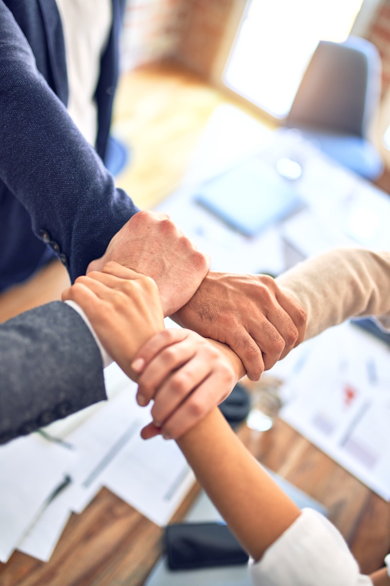 Recruitment consultant interviewing a job candidate in a professional office setting